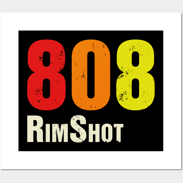 TR 808 Legendary Drum Machine RimShot Wall Art by melostore